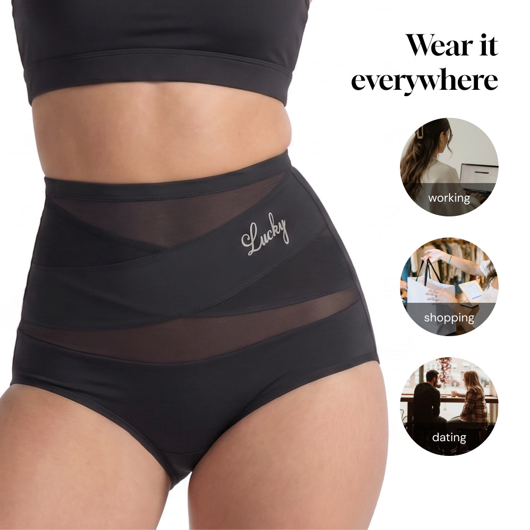 Cross-Wrap Tummy Control Panty | Hourglass Waist Cincher