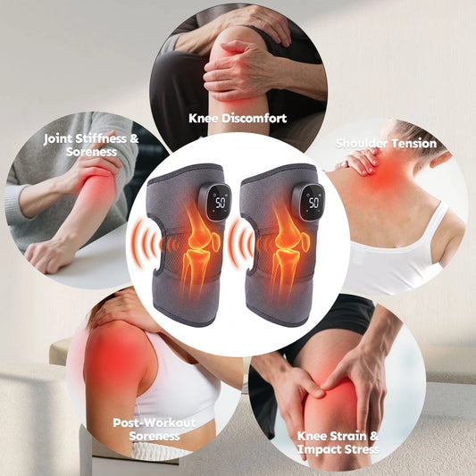 3-In-1 Cordless Heating Knee Massager