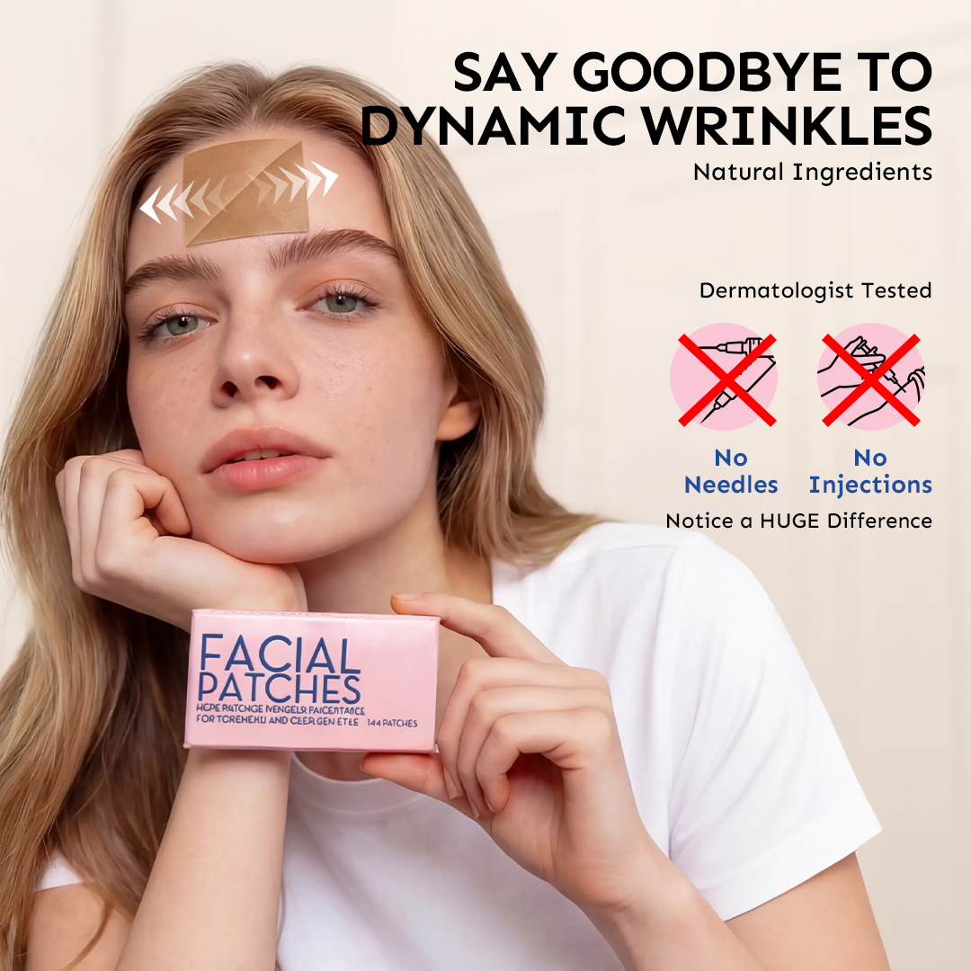 Anti-Wrinkle Facial Patches for Smoother Skin